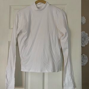 Hollister white turtle neck